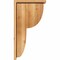Ekena Millwork Crestline Rough Sawn Corbel w/Backplate, Western Red Cedar, 6"W x 14"D x 26"H COR06X14X26CRE01RWR - alternate 2
